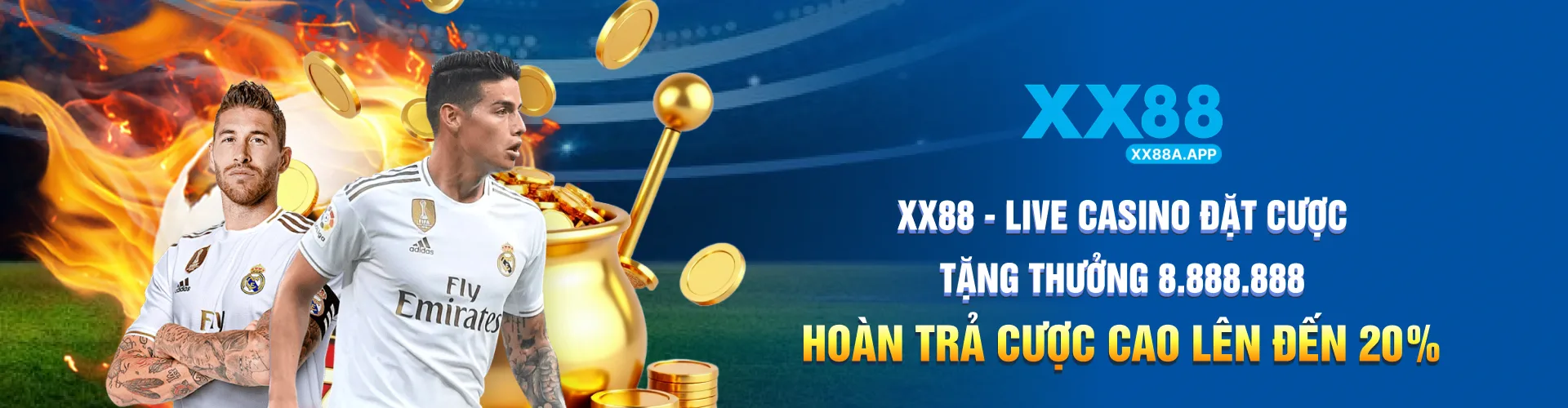 XX88 Live Casino Đặt Cược Tặng Thưởng 8.888.888